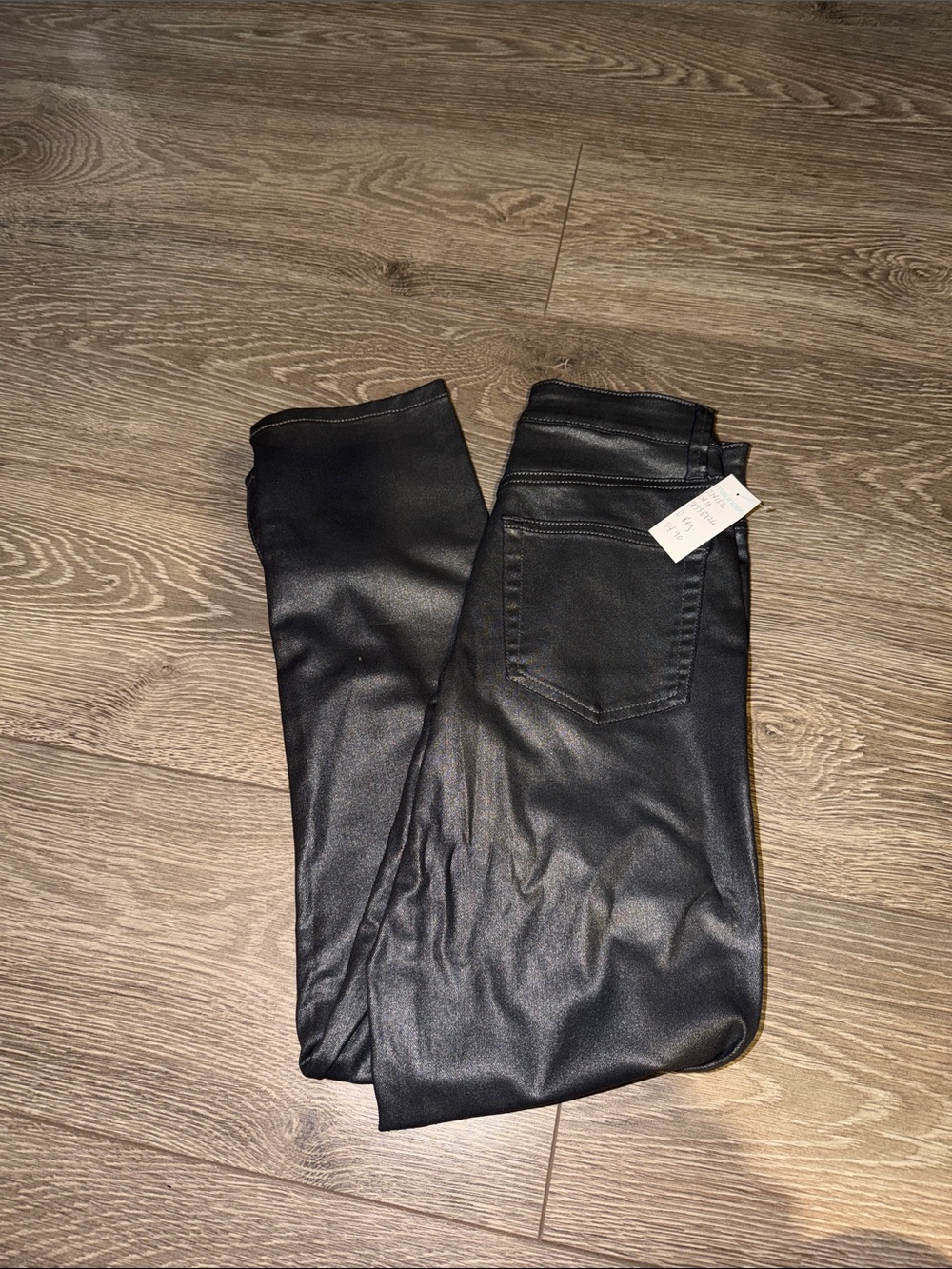 Maurices Black Faux Leather Jeggings